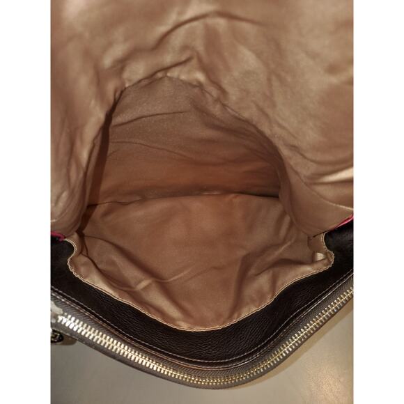 Coach Brown Leather Messenger Shoulder Bag - Picture 6 of 10